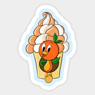 Little Orange Bird Sticker